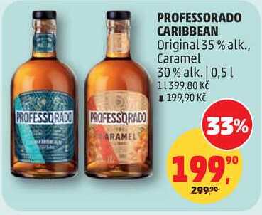 PROFESSORADO CARIBBEAN Original 35% alk., 0,5 l