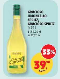 GRACIOSO LIMONCELLO SPRITZ, 0,75 l 