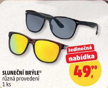 SLUNEČNÍ BRÝLE různá provedení, 1 ks