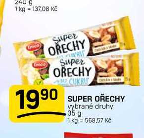 SUPER OŘECHY vybrané druhy 35 g