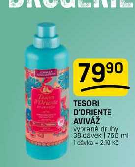 TESORI D'ORIENTE AVIVÁŽ vybrané druhy 38 dávek | 760 ml