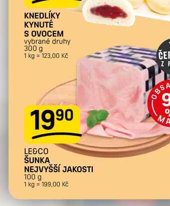 ŠUNKA NEJVYŠŠÍ JAKOSTI 100 g