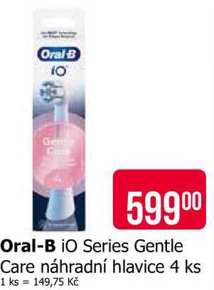 Oral-B iO Series Gentle Care náhradní hlavice 4 ks