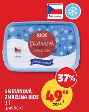 SMETANOVÁ ZMRZLINA RIOS, 1 l