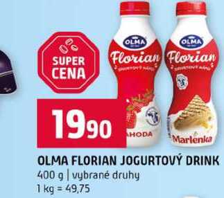 OLMA FLORIAN JOGURTOVÝ DRINK 400 g vybrané druhy