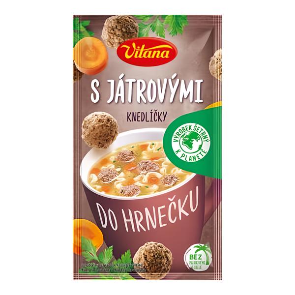 Vitana Do hrnečku polévka s játrovými knedlíčky