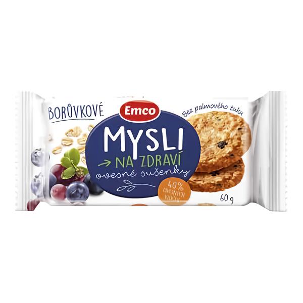 Emco Ovesné sušenky borůvkové