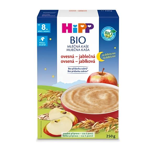 HiPP BIO mléčná kaše na dobrou noc ovesná - jablečná
