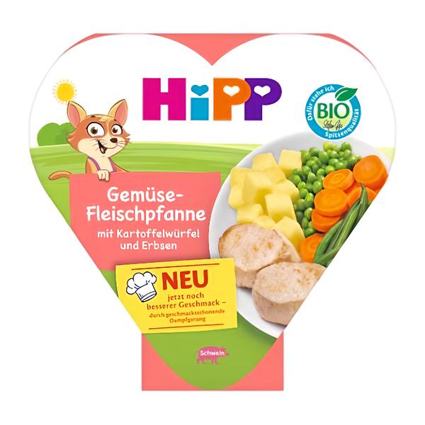 HiPP BIO Zeleninovo-masová smes s nakrájenými brambory a hráškem