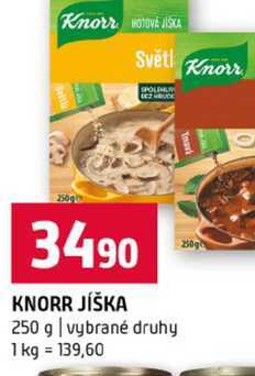 KNORR JIŠKA 250 g vybrané druhy