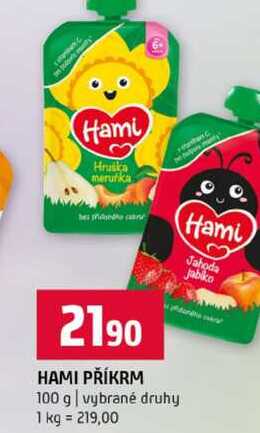 HAMI PŘÍKRM 100 g vybrané druhy