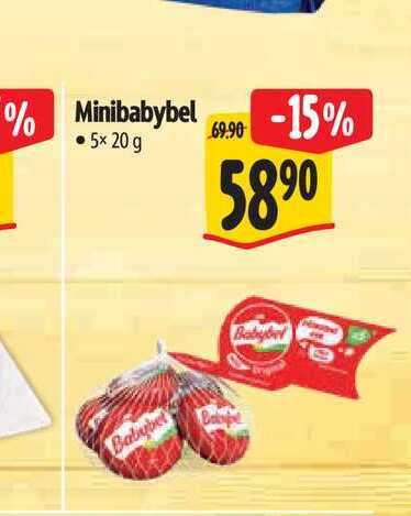 Minibabybel 5x20 g