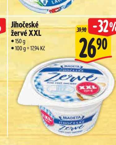 Jihočeské žervé XXL 150 g
