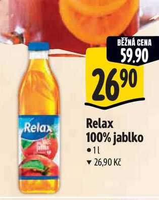  Relax 100% jablko 1 l