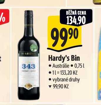 Hardy's Bin 0,75 l