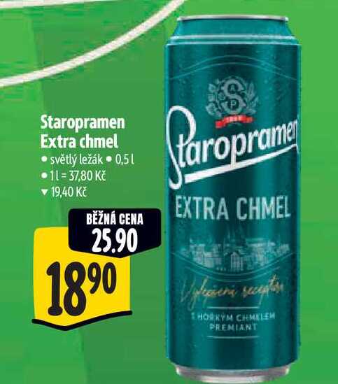 Staropramen Extra chmel 0,5 l