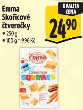 Emma Skořicové čtverečky, 250g  
