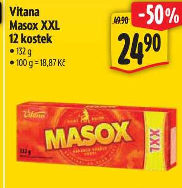Vitana Masox XXL 12 kostek, 132 g