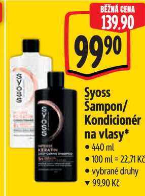 Syoss Kondicionér na vlasy, 440 ml