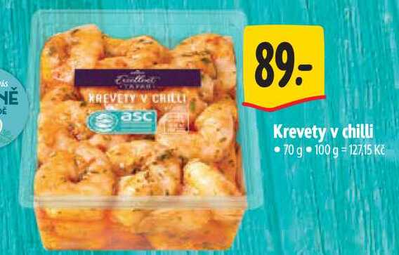 Krevety v chilli, 70 g