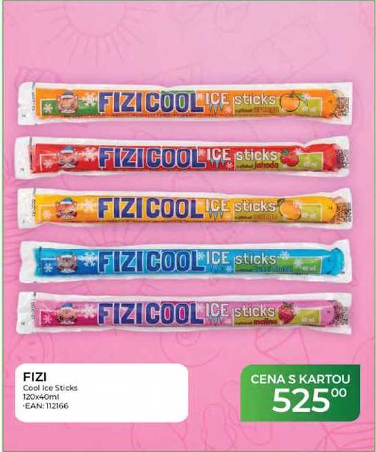 FIZI Cool Ice Sticks 120x40ml