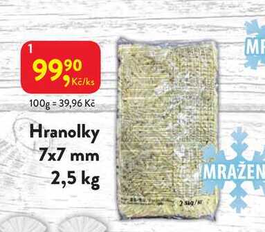 Hranolky 7x7 mm 2,5 kg
