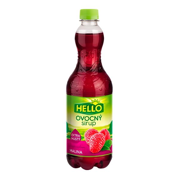 Hello ovocný sirup extra hustý Malina