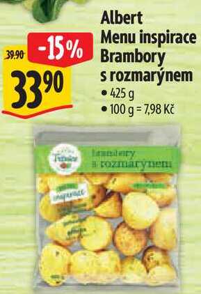 Albert Menu inspirace Brambory s rozmarýnem, 425 g  