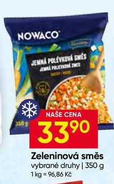 NOWACO Zeleninová směs vybrané druhy 350 g