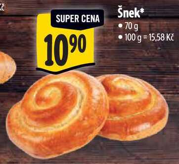 Šnek, 70 g  