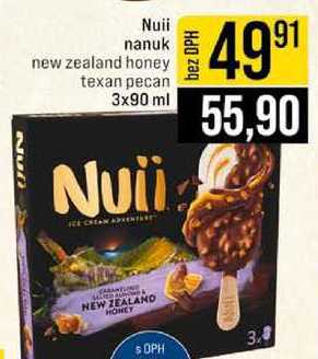 Nuii nanuk new zealand honey texan pecan 3x90 ml 