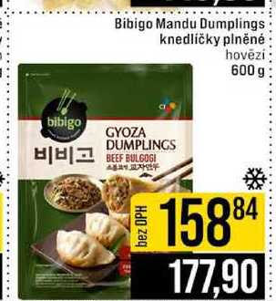 Bibigo Mandu Dumplings knedlíčky plněné hovězí 600 g 