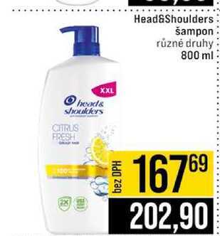 Head&Shoulders šampon různé druhy 800 ml