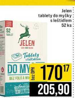 Jelen tablety do myčky s leštidlem 52 ks