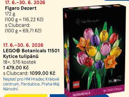 LEGO® Botanicals 11501 Kytice tulipánů 18+, 576 kostek