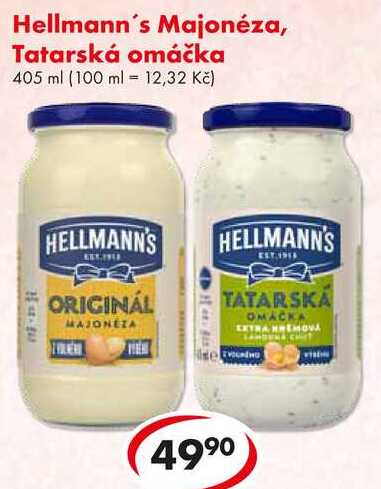 Hellmann's Majonéza, Tatarská omáčka, 405 ml