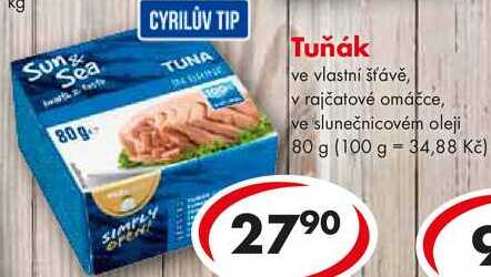 Tuňák, 80 g