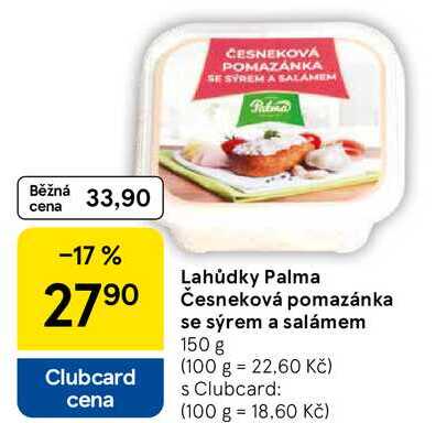 Lahůdky Palma se sýrem a salámem, 150 g
