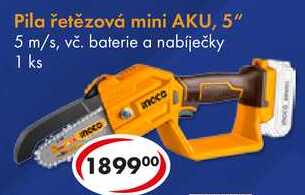 Pila řetězová mini AKU, 5"