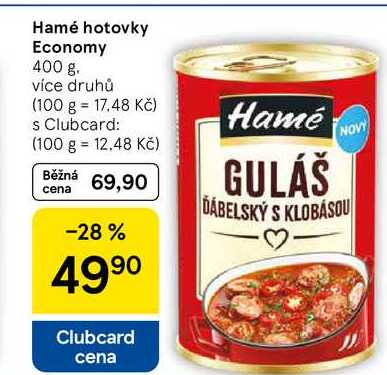 Hamé hotovky Economy, 400 g