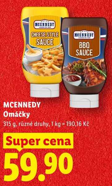 MCENNEDY Omáčky, 315 g 