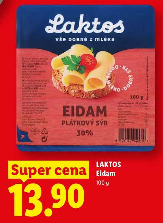 LAKTOS Eidam, 100 g