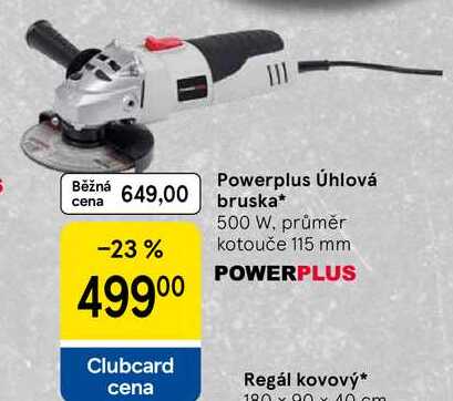 Powerplus Úhlová bruska, 500 W, průměr kotouče 115 mm P