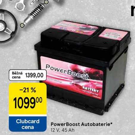 PowerBoost Autobaterie, 12 V, 45 Ah