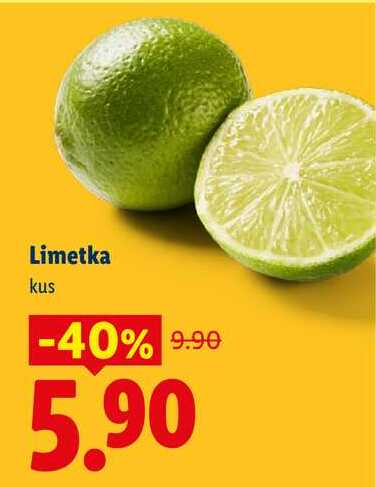 Limetka, 1 ks