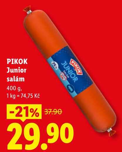 PIKOK Junior salám, 400 g