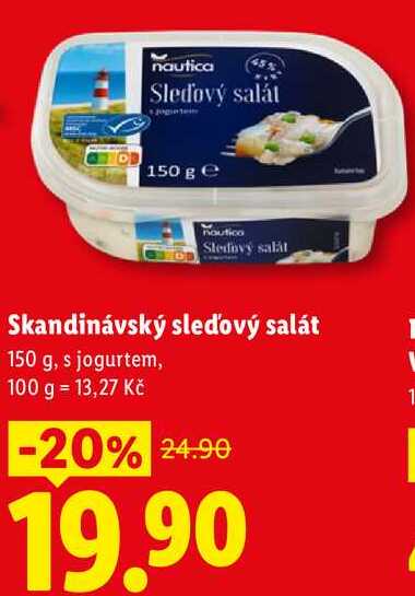 Skandinávský sleďový salát, 150 g  