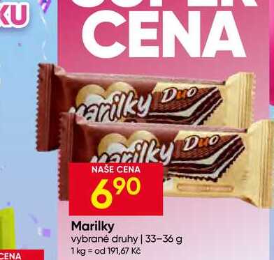 Marilky vybrané druhy 33-36 g