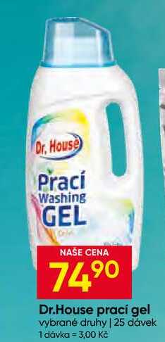 Dr.House prací gel vybrané druhy 25 dávek