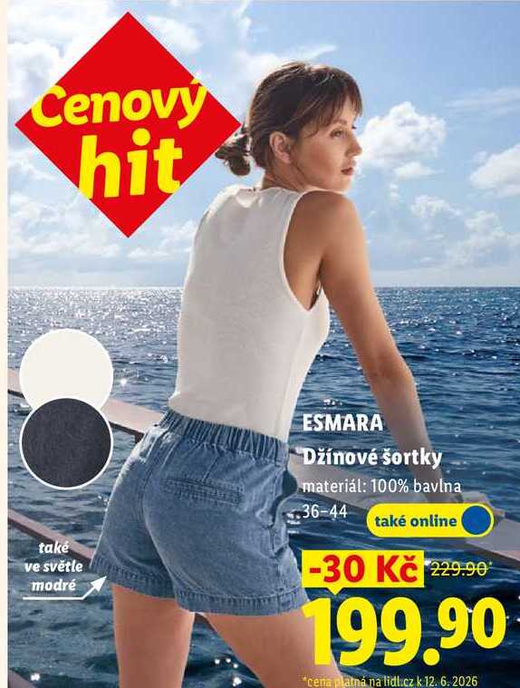 ESMARA Džínové šortky 